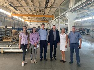 Сотрудники ЦПЭ посетили производственную площадку ООО «Металл Трейд»